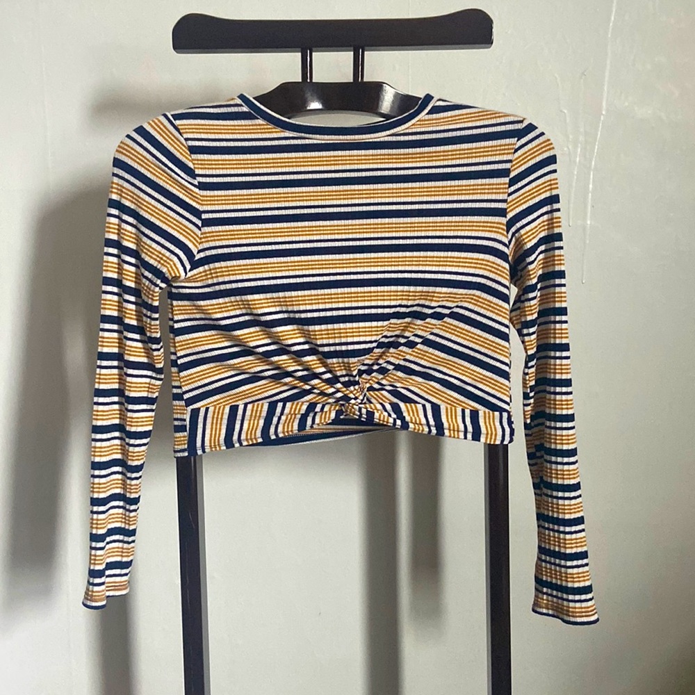 Striped crop top